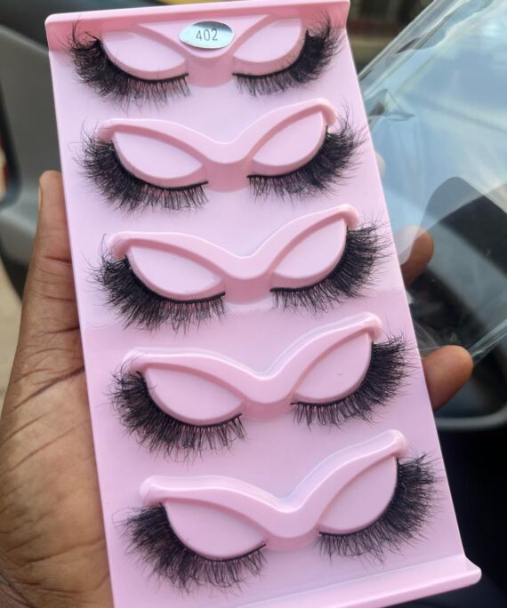 5 in 1 PINK LASHES